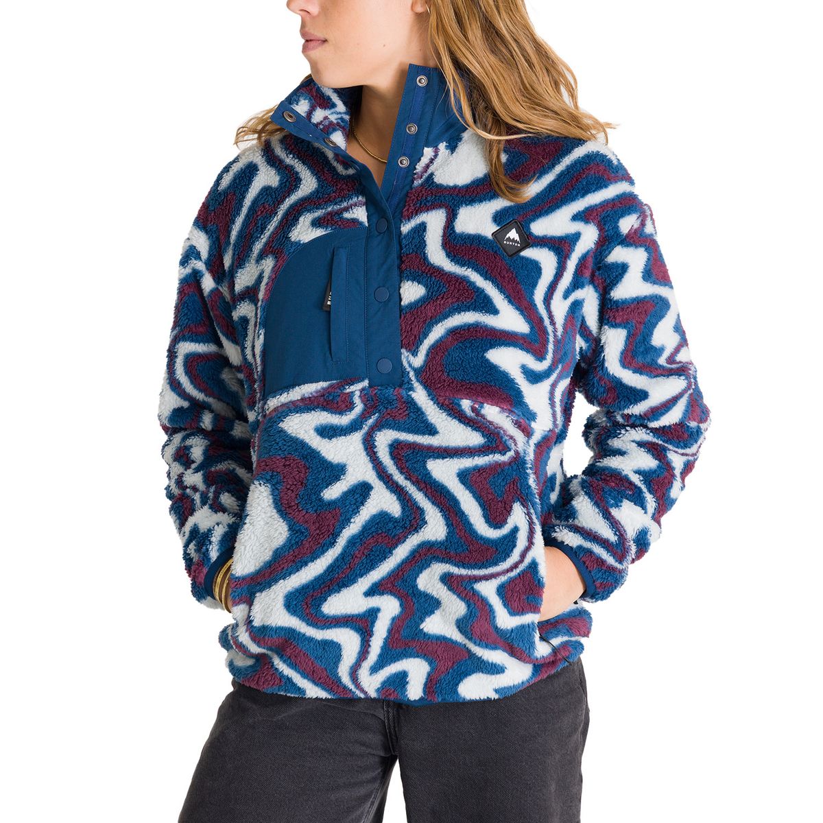 BURTON - Polar Mujer Shaggy Half Azul BURTON