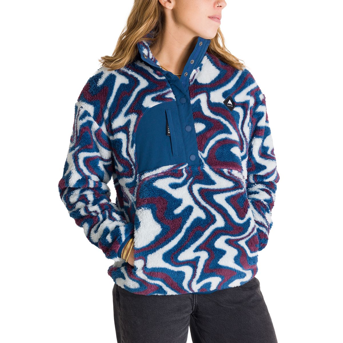 BURTON - Polar Mujer Shaggy Half Azul BURTON