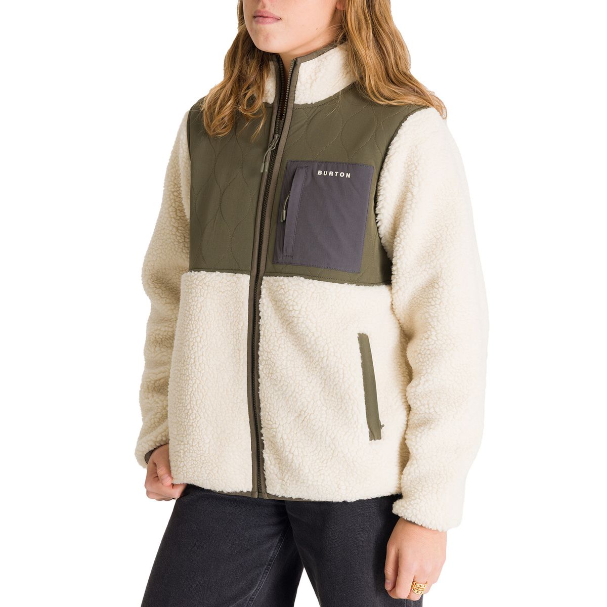 BURTON - Polar Mujer Sherpa Block Café BURTON