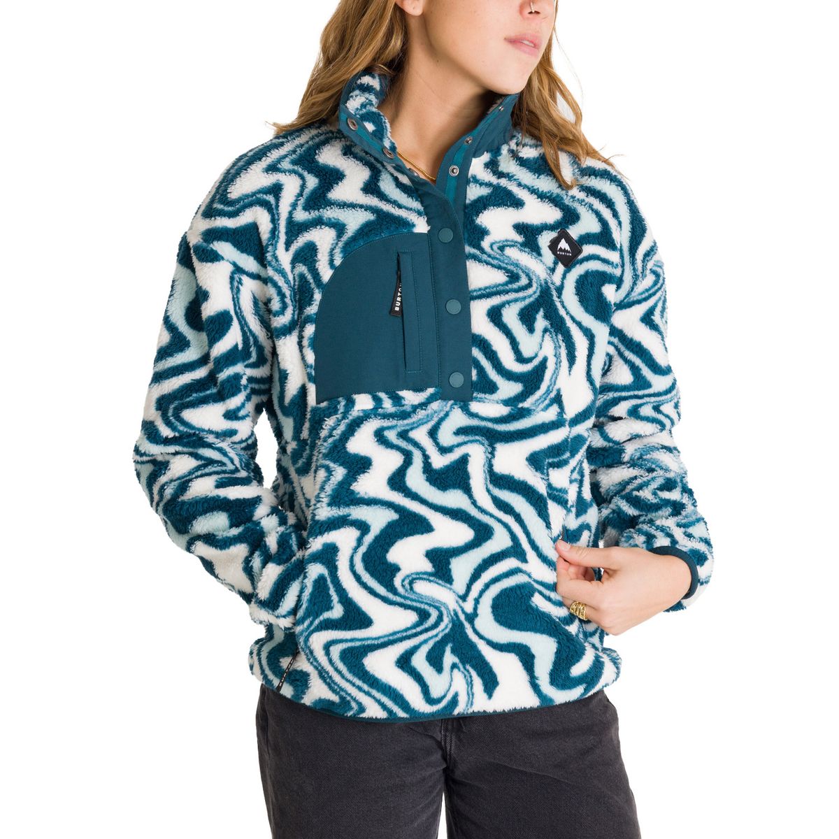 BURTON - Polar Shaggy Half Azul Mujer BURTON