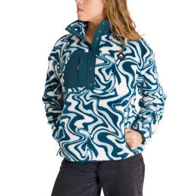 Imagen 2 del producto Polar Shaggy Half Azul Mujer
