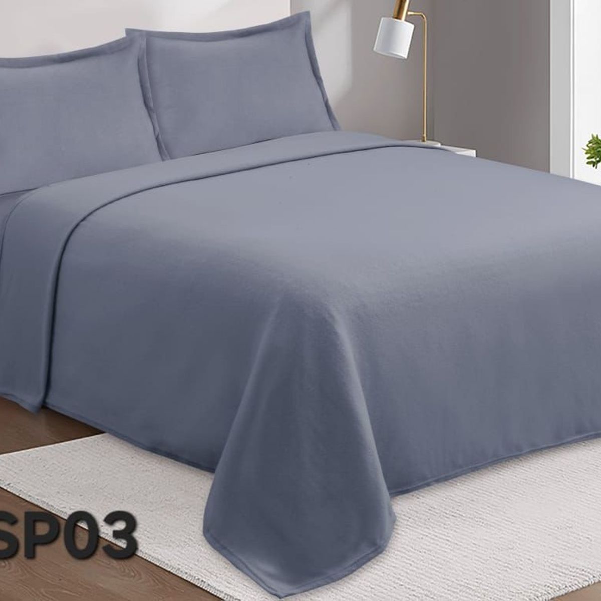 GENERICO - juego sabana polar 2p lisa color