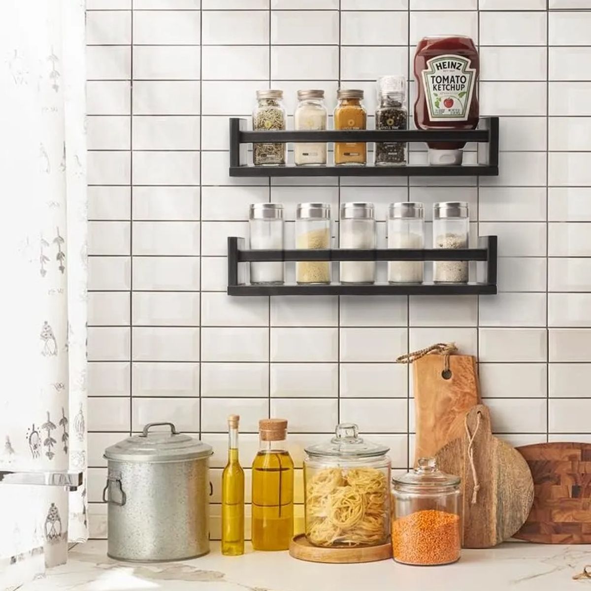 GENERICO - Repisas Flotantes De Madera Multifuncional Set De 4 Práctico