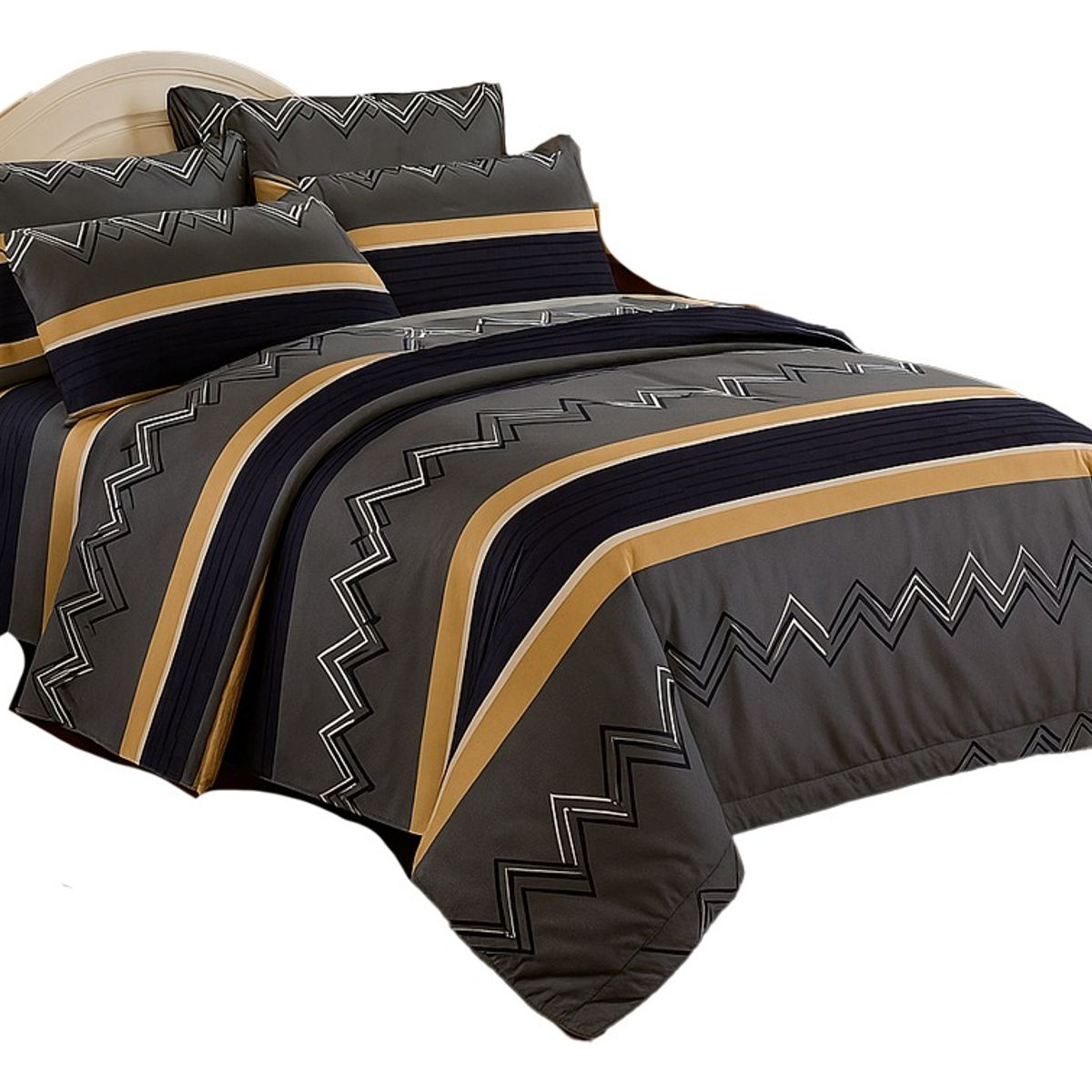 ALTERNATIVE - Juego de Sábanas 2 Plazas - 800 Hilos Clásico Americano.