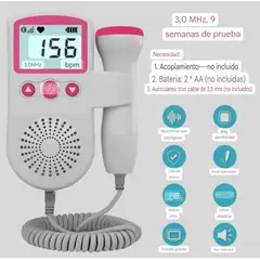 GENERICO - Monitor fetal doppler latidos fetales 00168