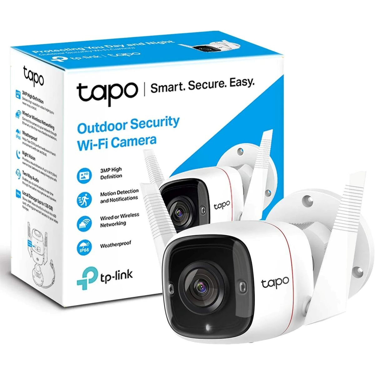 TP LINK - Cámara de Seguridad TP-Link Tapo C310 Wi-Fi Outdoor IP66