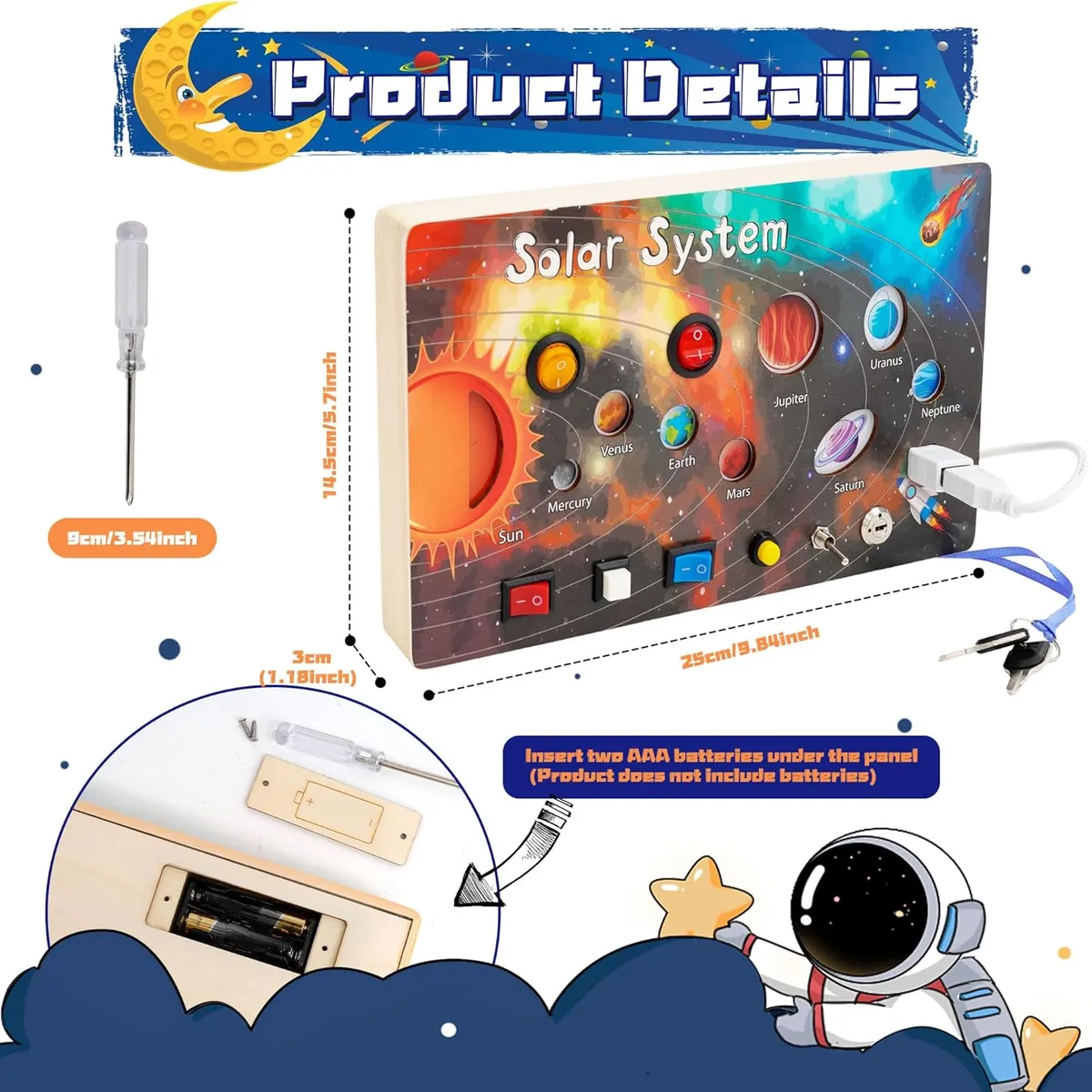 JUGUETERIA ESTELAR - Sistema Solar Sensorial Montessori