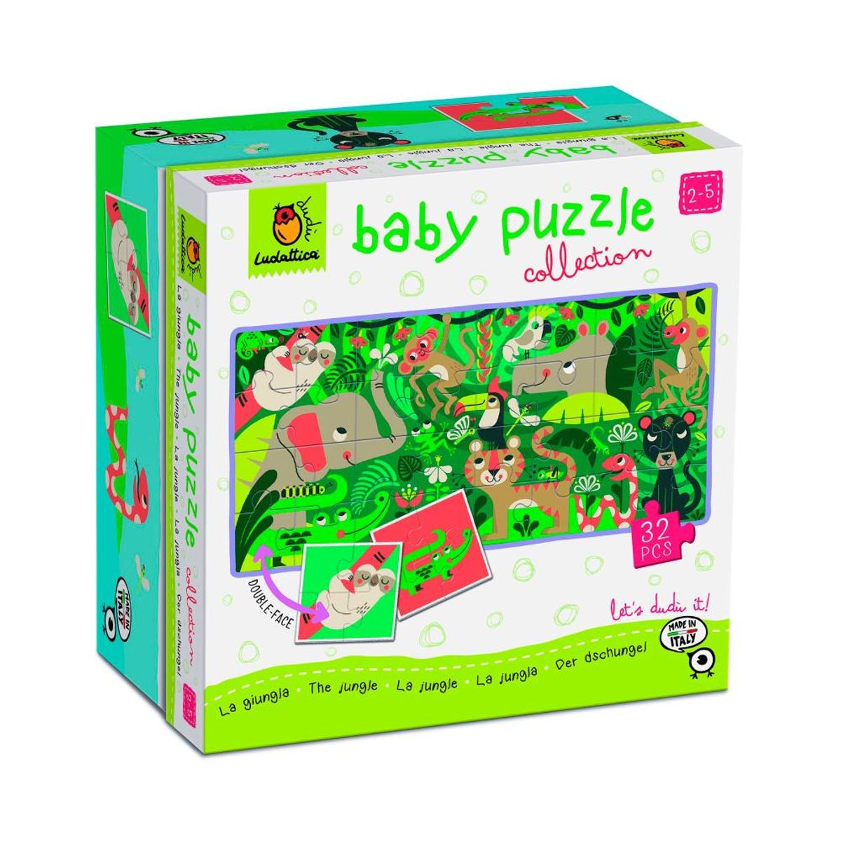 LUDATTICA - Puzzle de Colección Bebé La Jungla Ludattica