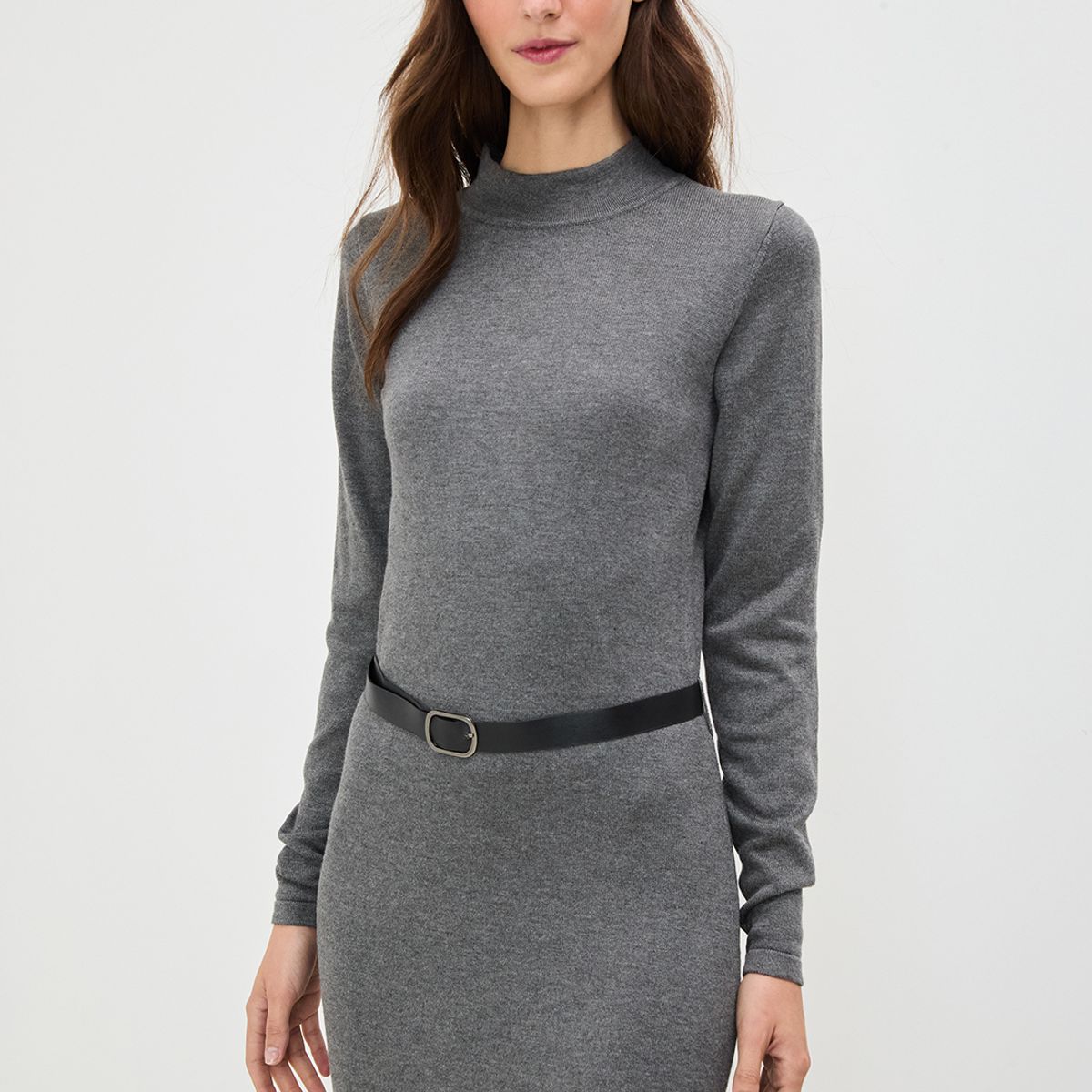 IO - Vestido Largo Gris Marengo Mujer Io