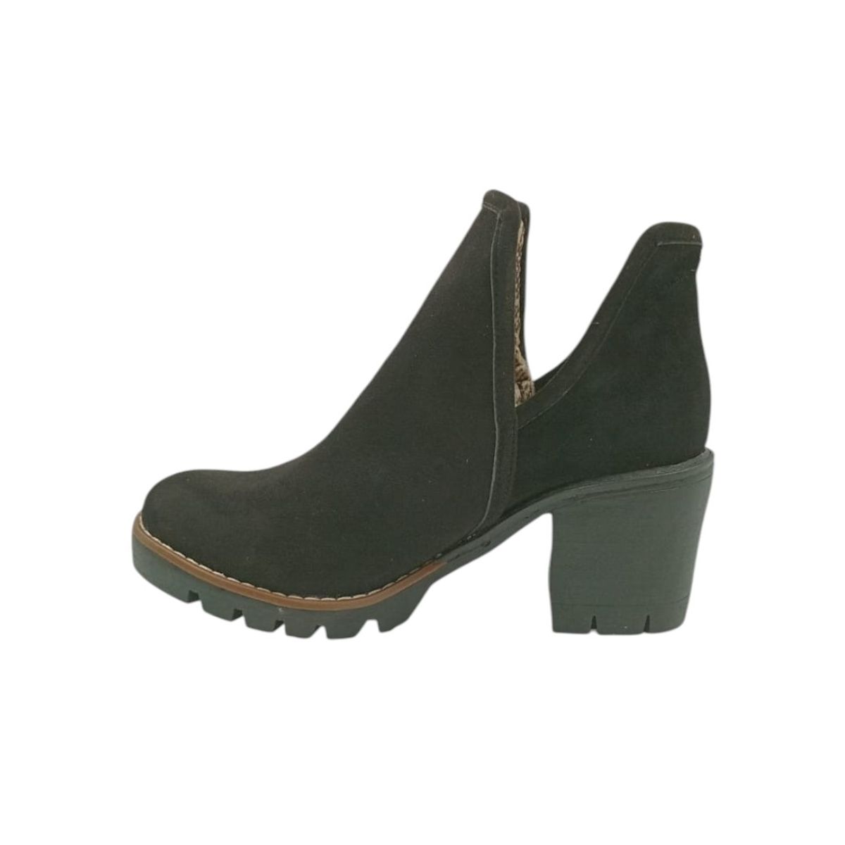 HERIEL - Botín Negro Taco Mujer