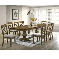 MSA MUEBLES SANTA ANA - Juego de Comedor 8 Puestos Johnsons.