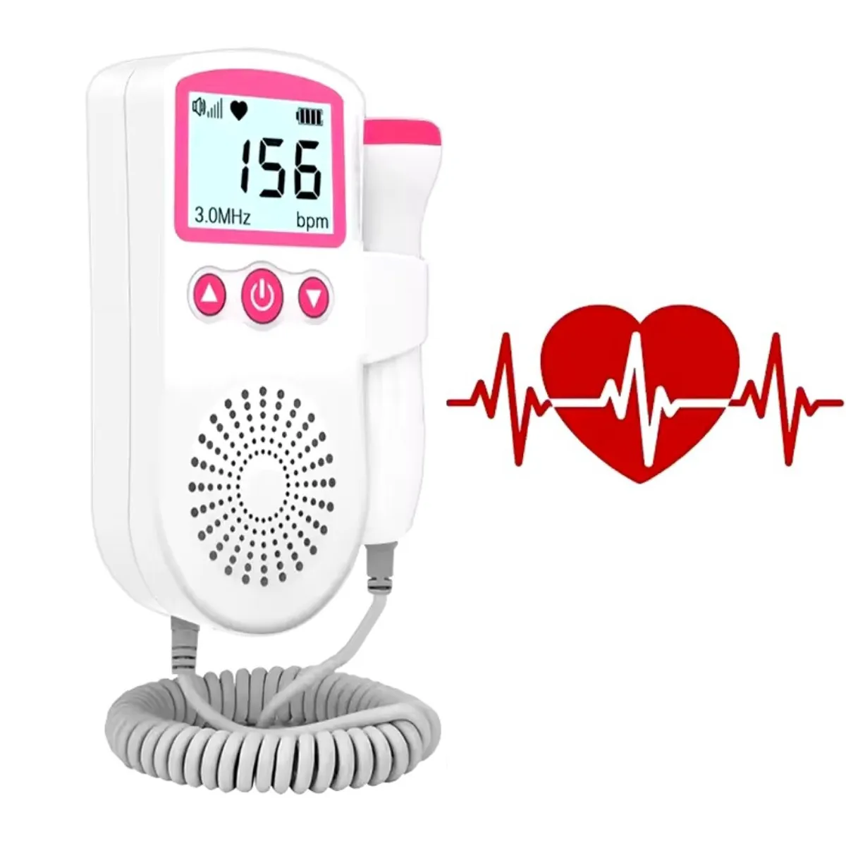 GENERICO - Monitor fetal doppler latidos fetales mas gel 00168