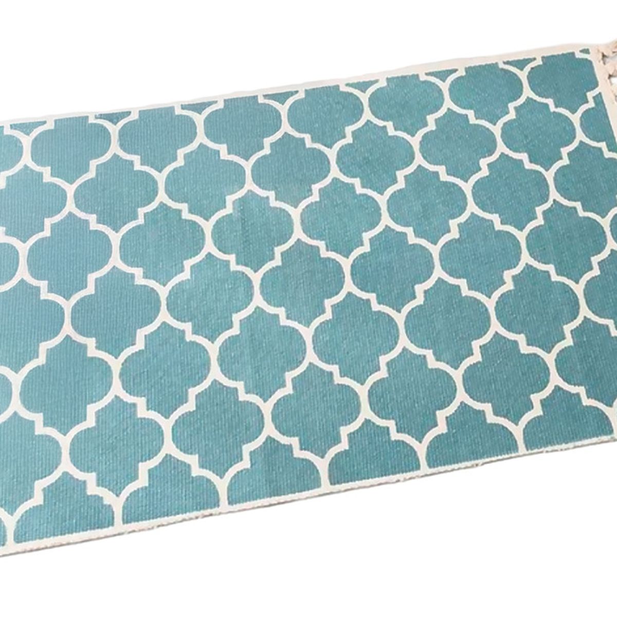 ALTERNATIVE - Bajada De Cama 60x130 Cm Diseño Marroquí Lino Elegante 742