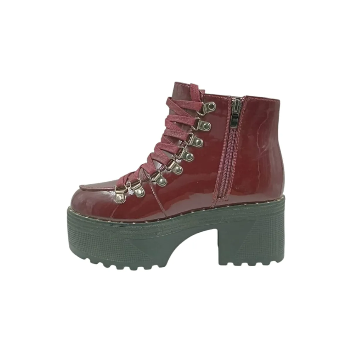 HERIEL - Botín Burdeos Charol Mujer