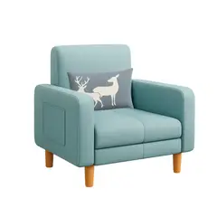 GLOBAL LATIN GROUP - Poltrona Moderna Minimalista Comodidad y Estilo - Celeste