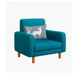 GLOBAL LATIN GROUP - Poltrona Moderna Minimalista Comodidad y Estilo - Azul petroleo