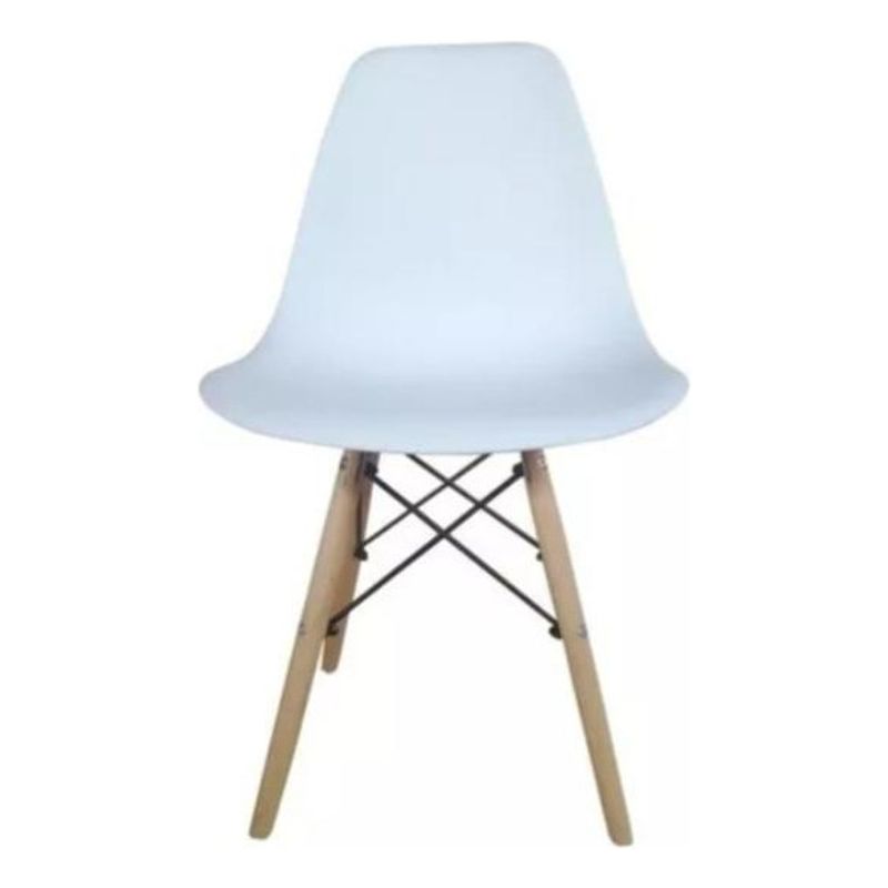 GENERICO - Set De 2 Sillas Begônia Eames Paris Para Comedor Blancas