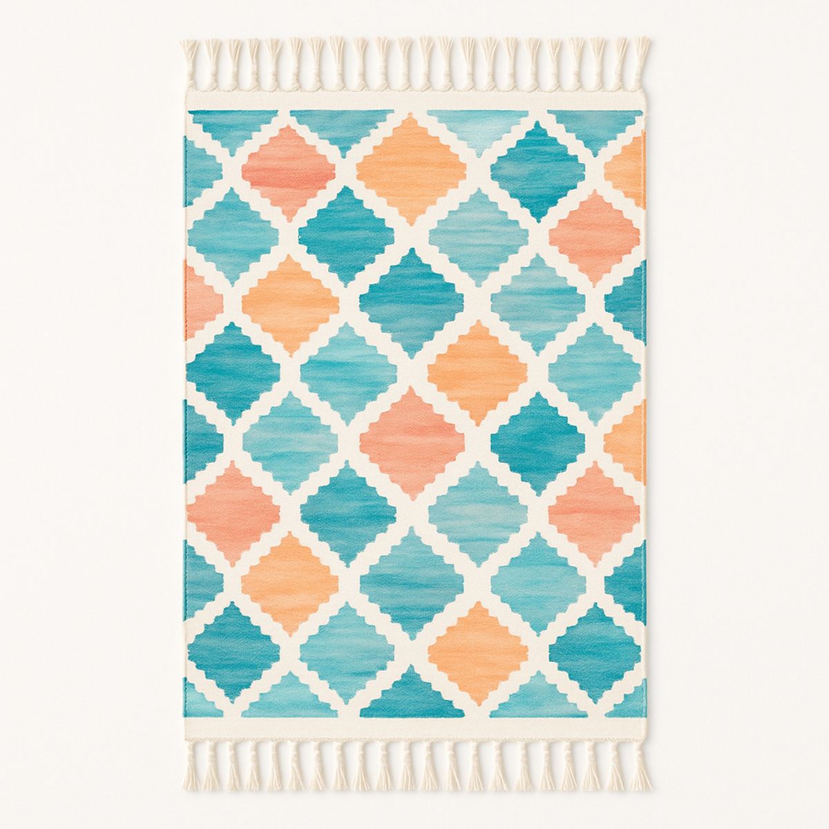 ALTERNATIVE - Bajada De Cama Elegante 60x90cm De Lino Grueso Y Durable 731