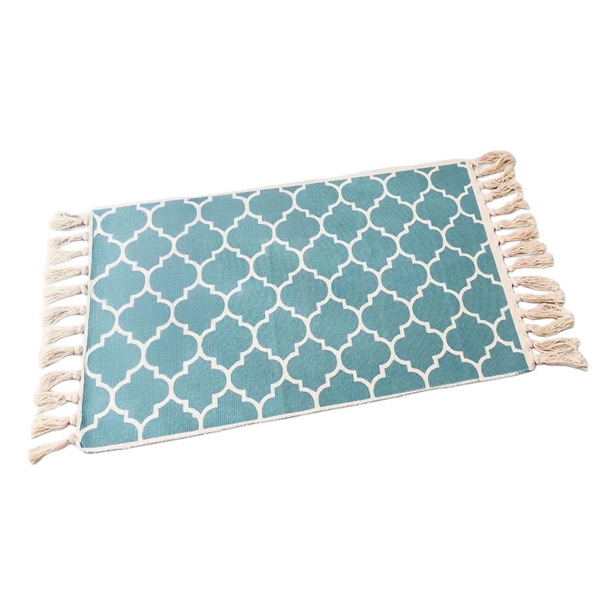 ALTERNATIVE - Bajada De Cama 60x130 Cm Diseño Marroquí Lino Elegante 742