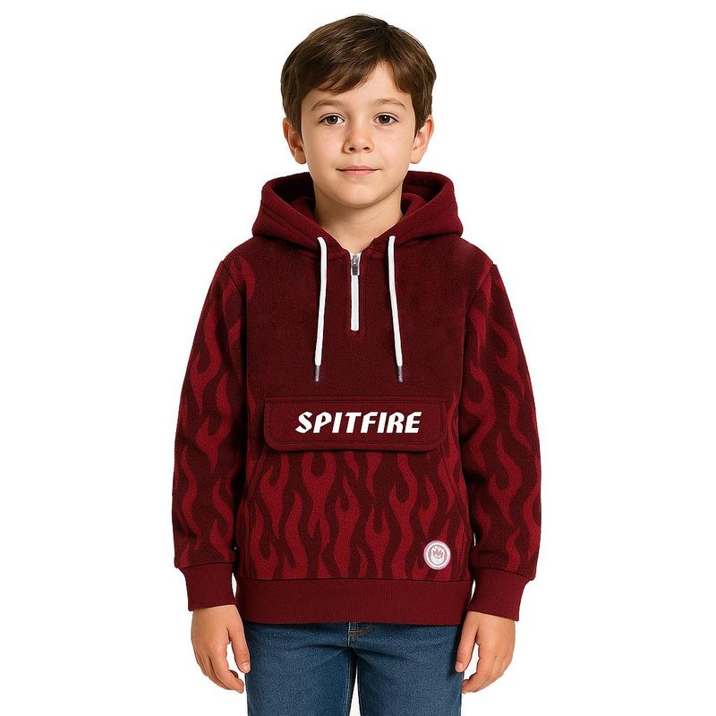 SPITFIRE - Polerón Micropolar Hoodie Niños Spitfire.