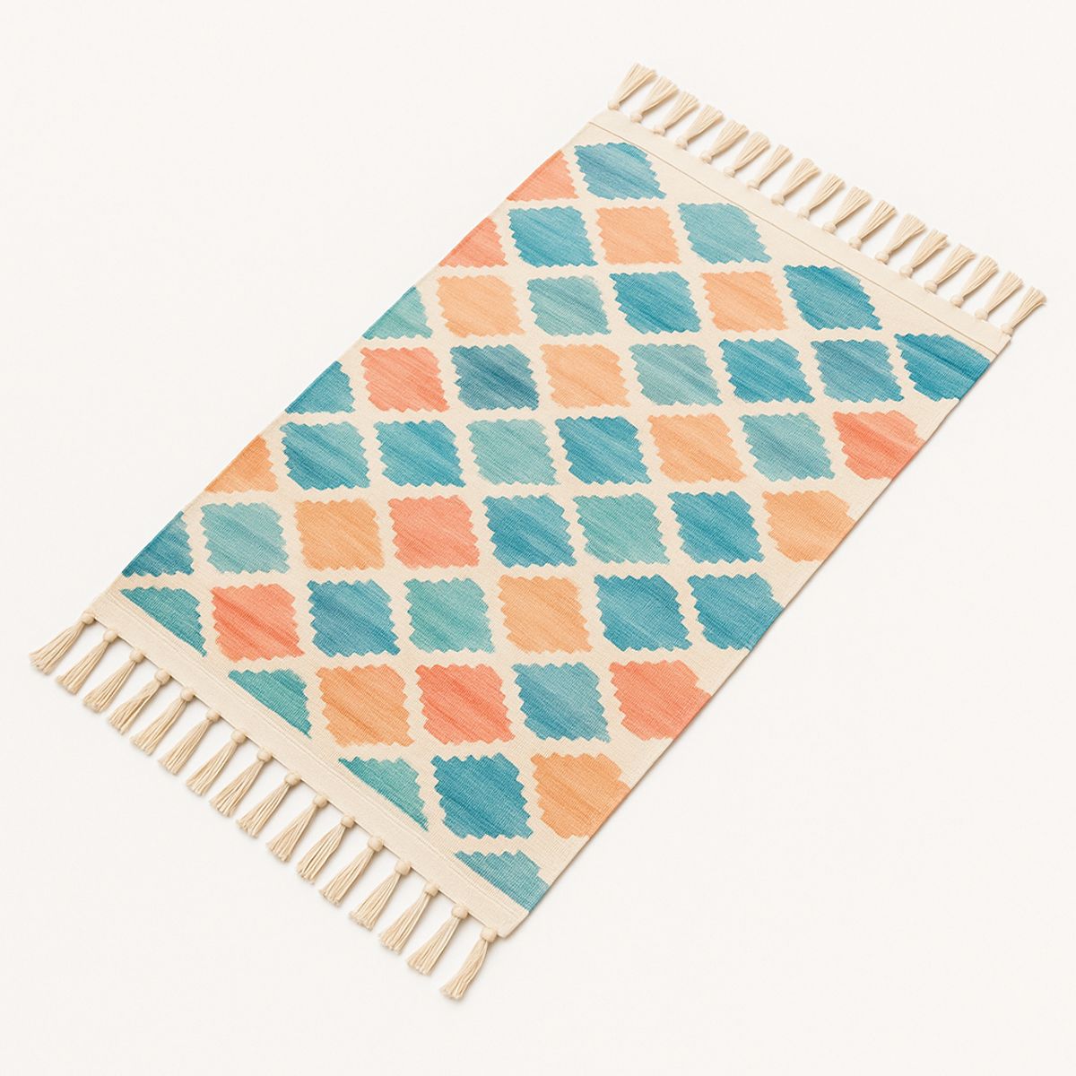 ALTERNATIVE - Bajada De Cama Elegante 60x90cm De Lino Grueso Y Durable 731