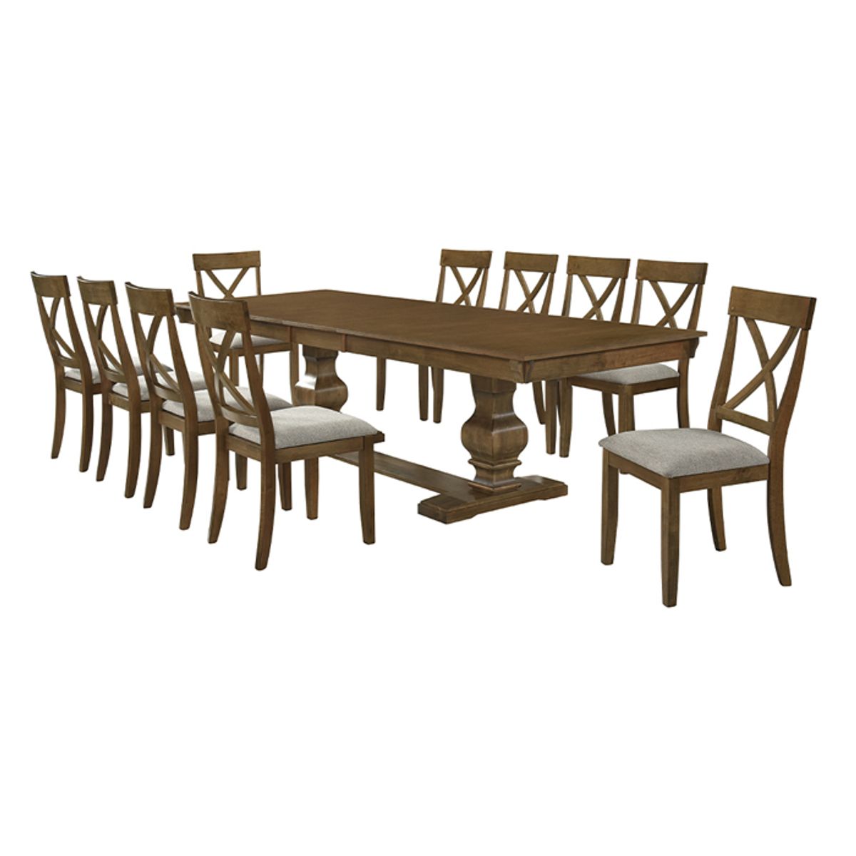 MSA MUEBLES SANTA ANA - Juego de Comedor 10 Sillas Johnsons