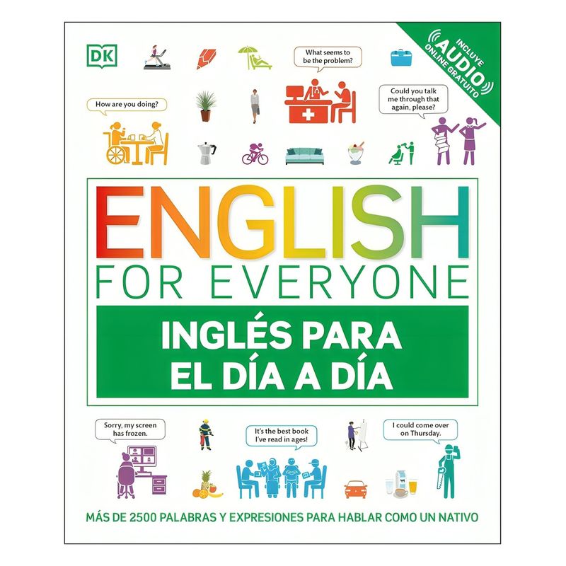 TOP10BOOKS - LIBRO ENGLISH FOR EVERYONE INGLÉS PARA EL DÍA A DÍA / DK