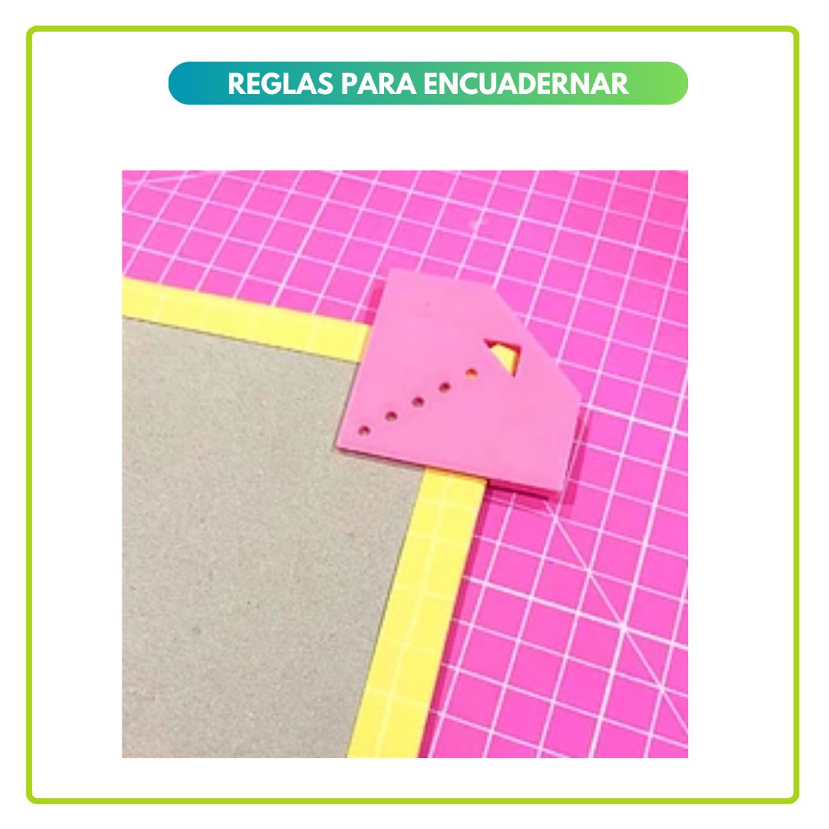 GENERICO - Reglas para Encuadernar Rosadas