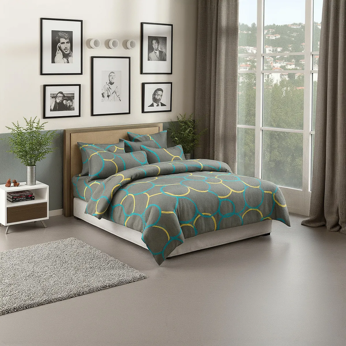 ARMONIA - Sábanas 2 Plazas - 800 Hilos Algodón Confort y Suavidad