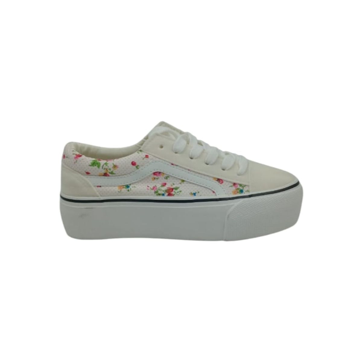HERIEL - Zapatilla Blanca Print Mujer