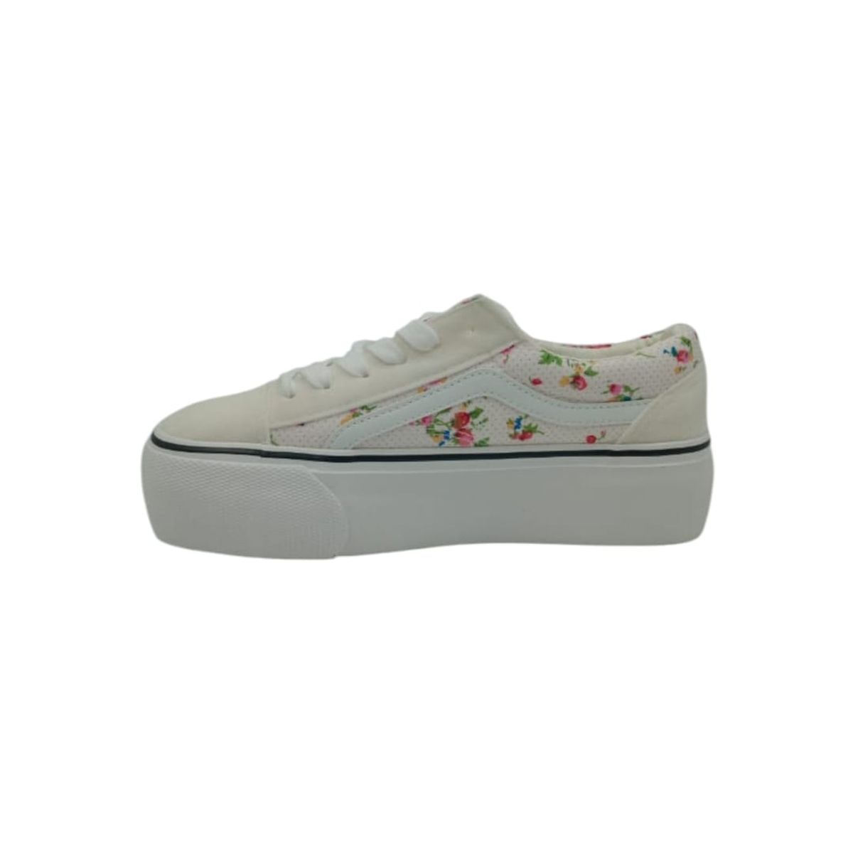 HERIEL - Zapatilla Blanca Print Mujer