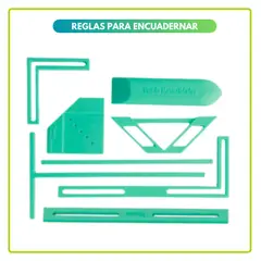 GENERICO - Reglas para Encuadernar Verdes