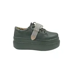 HERIEL - Zapatilla Negra Plataforma Mujer