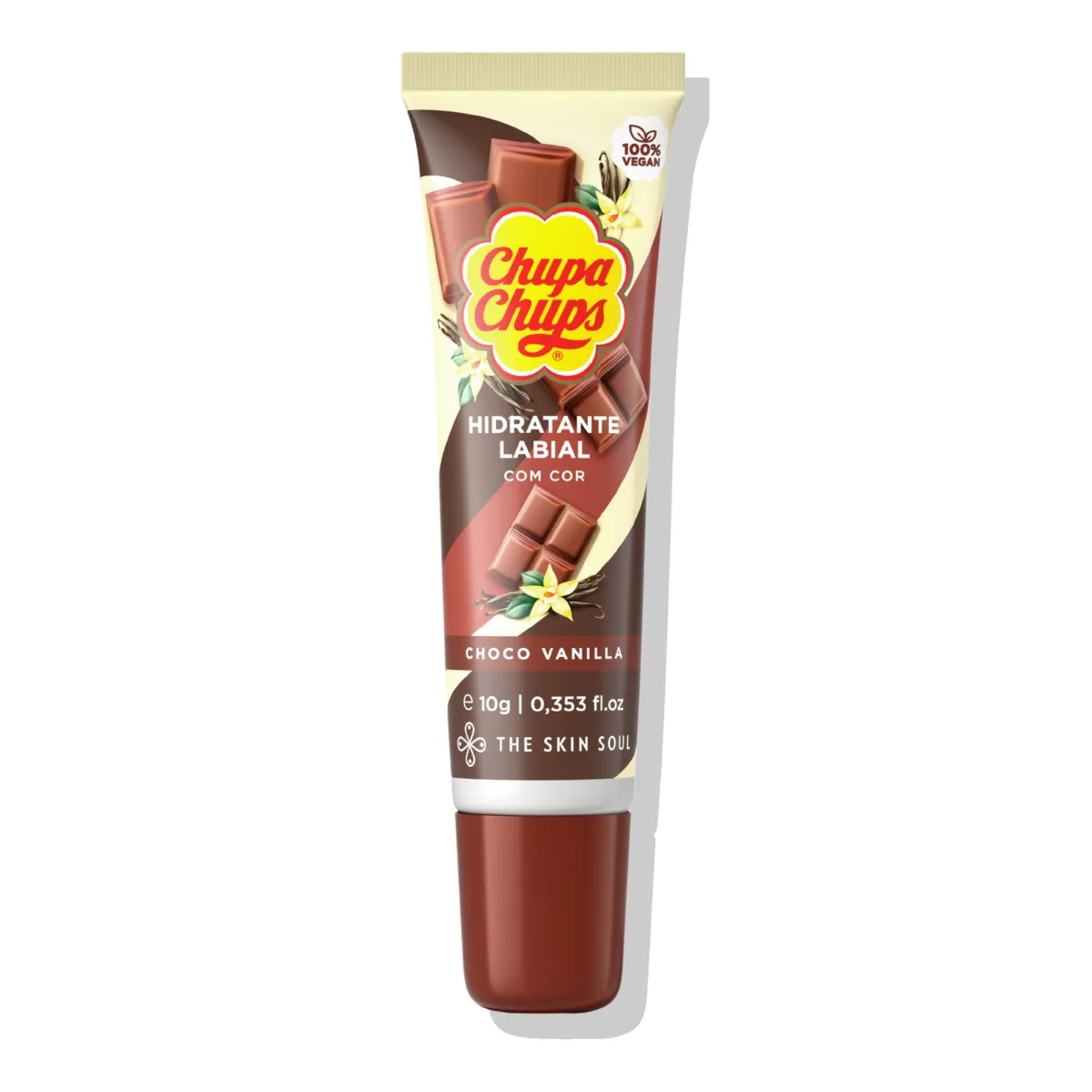 CHUPA CHUPS - Bálsamo Labial Hidratante Choco Vainilla Chupa Chups