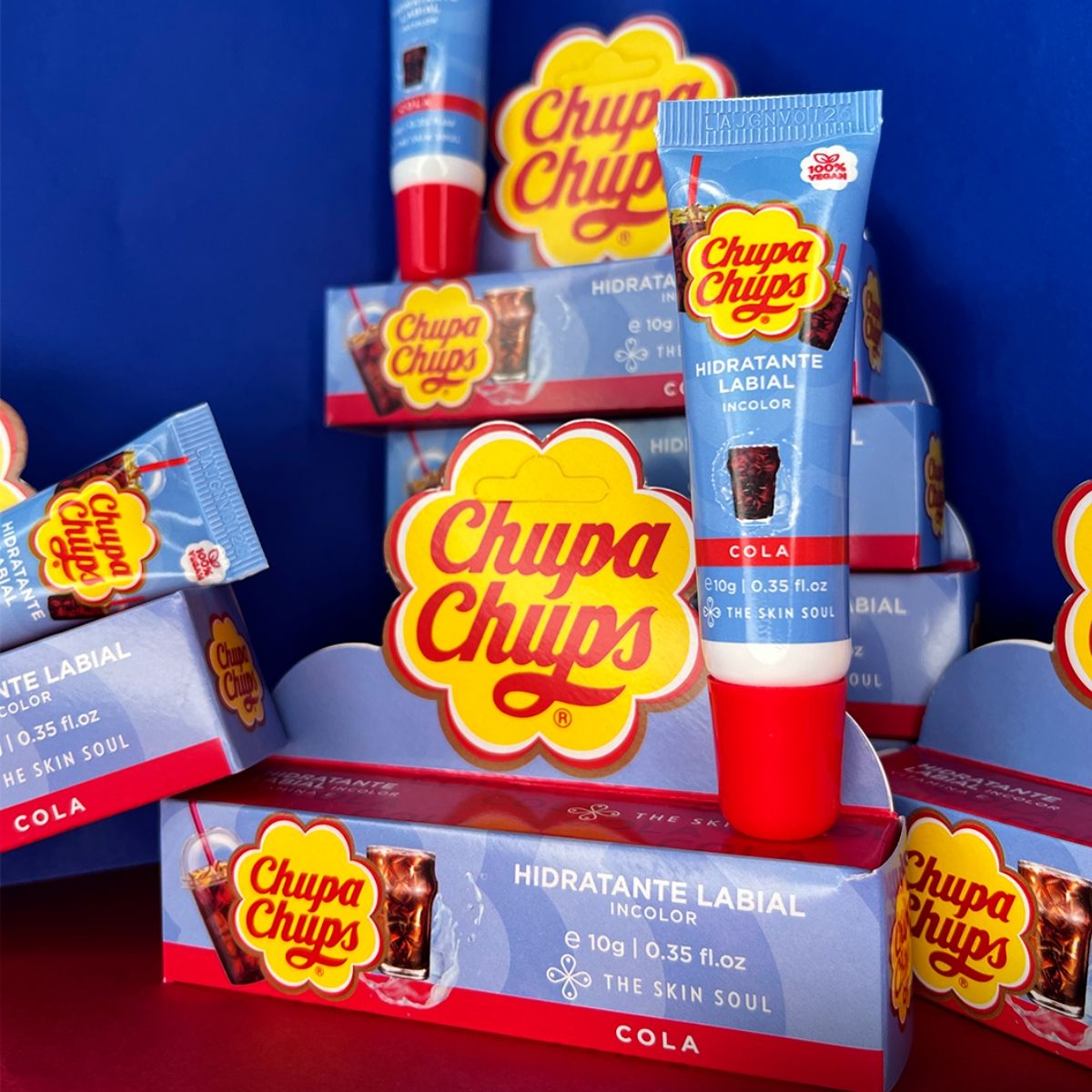 CHUPA CHUPS - Bálsamo Labial Hidratante Cola Chupa Chups