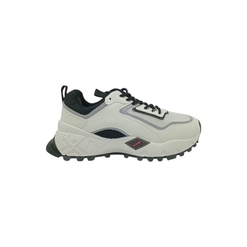 HERIEL - Zapatilla Blanca Plataforma.