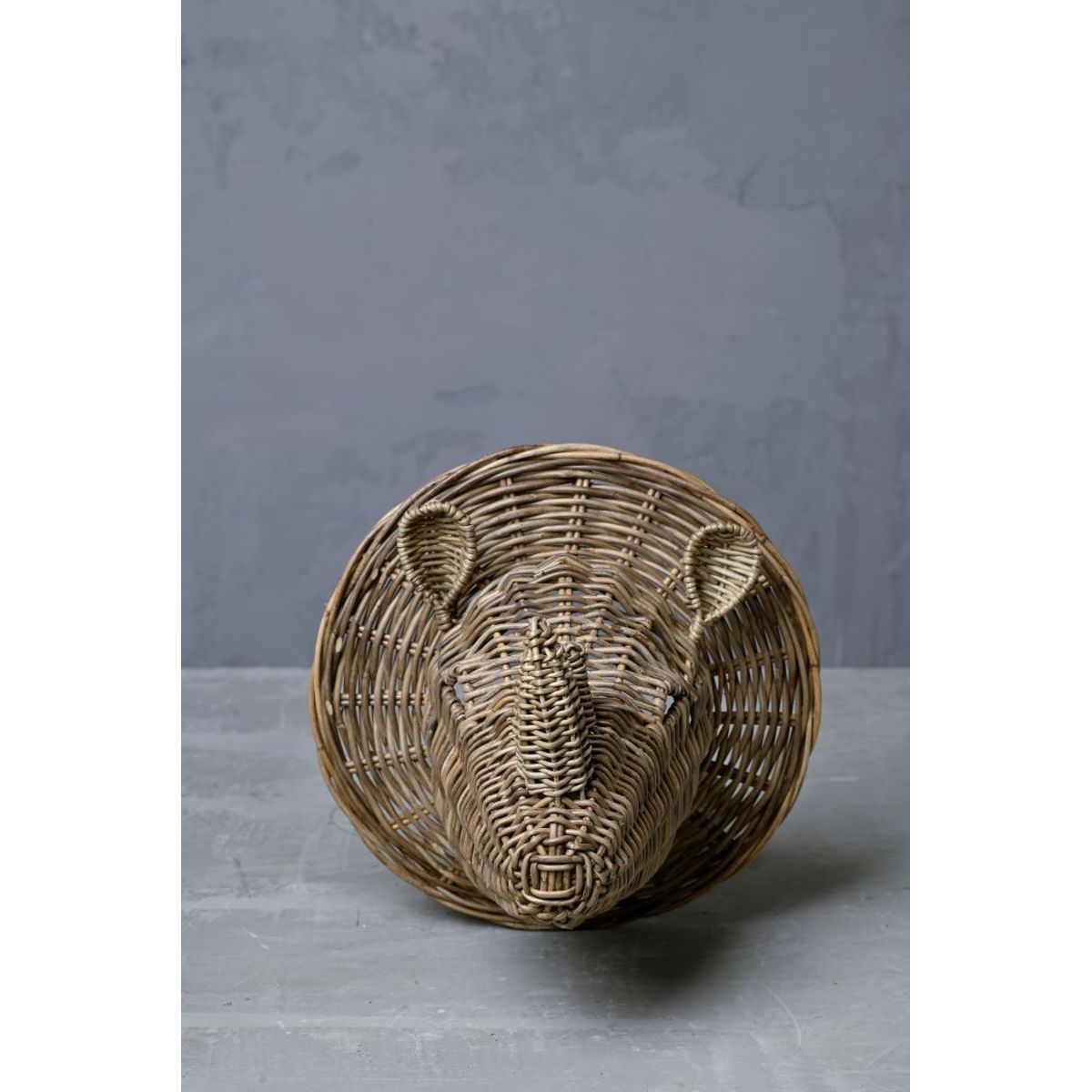 DECOMUEBLES - Cabeza de Rino Ratán