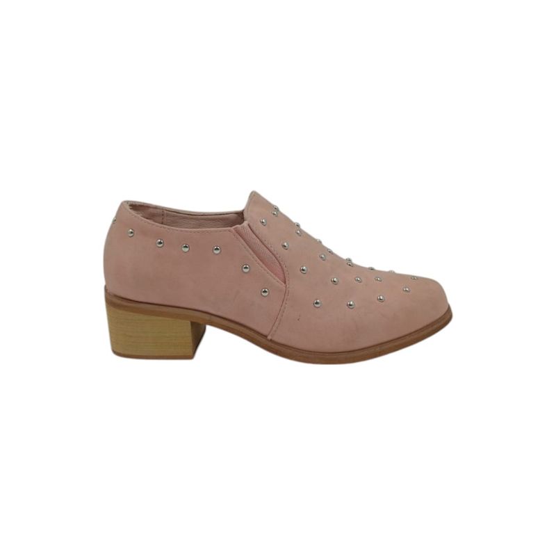 HERIEL - Zapato Rosa Tachas Mujer.