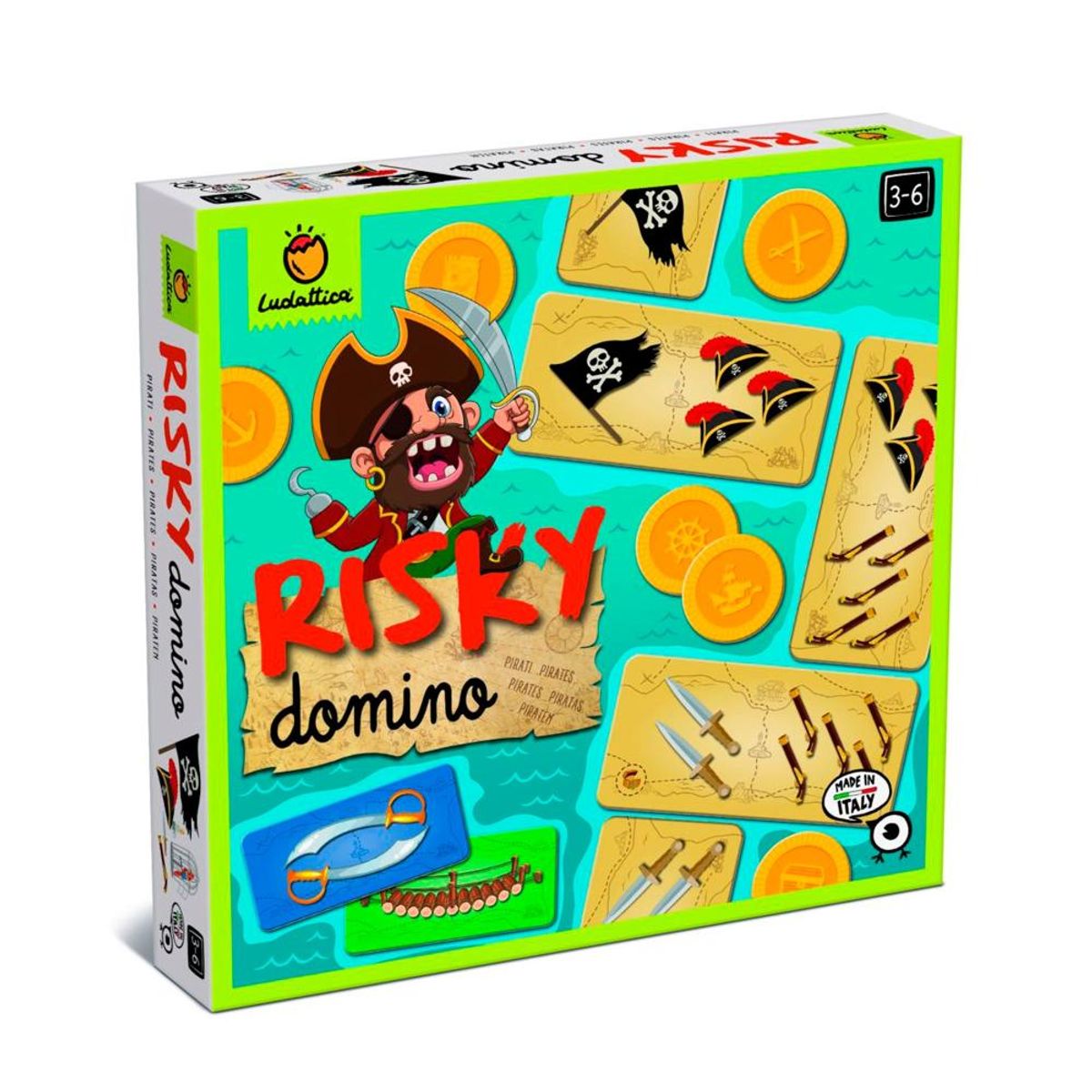 LUDATTICA - Risky Domino Piratas Ludattica
