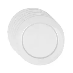 WOLFEN - Set 12 Platos Bajo 25 cm Porcelana Profesional