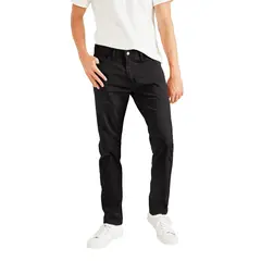 DOCKERS - Pantalón Hombre Jean Cut All Season Slim Fit Negro