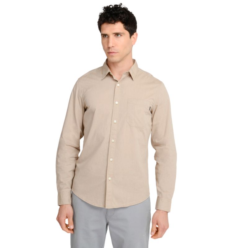 DOCKERS - Camisa Hombre Button Up Slim Fit Café Dockers