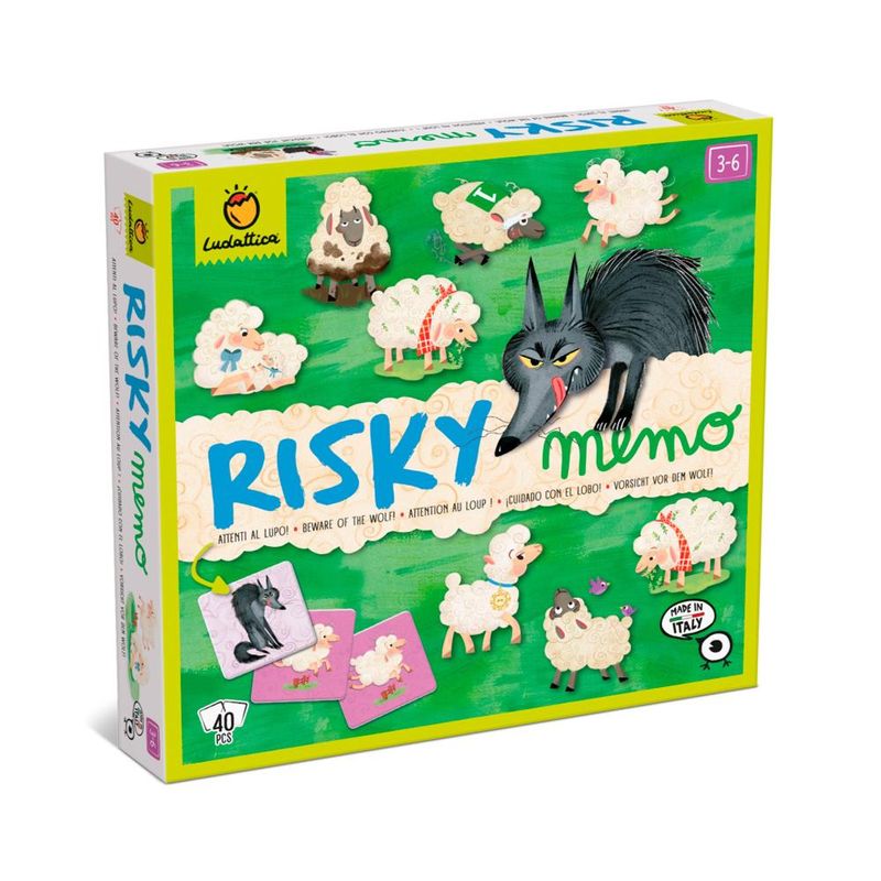 LUDATTICA - Risky Memorice Lobo y Ovejas Ludattica