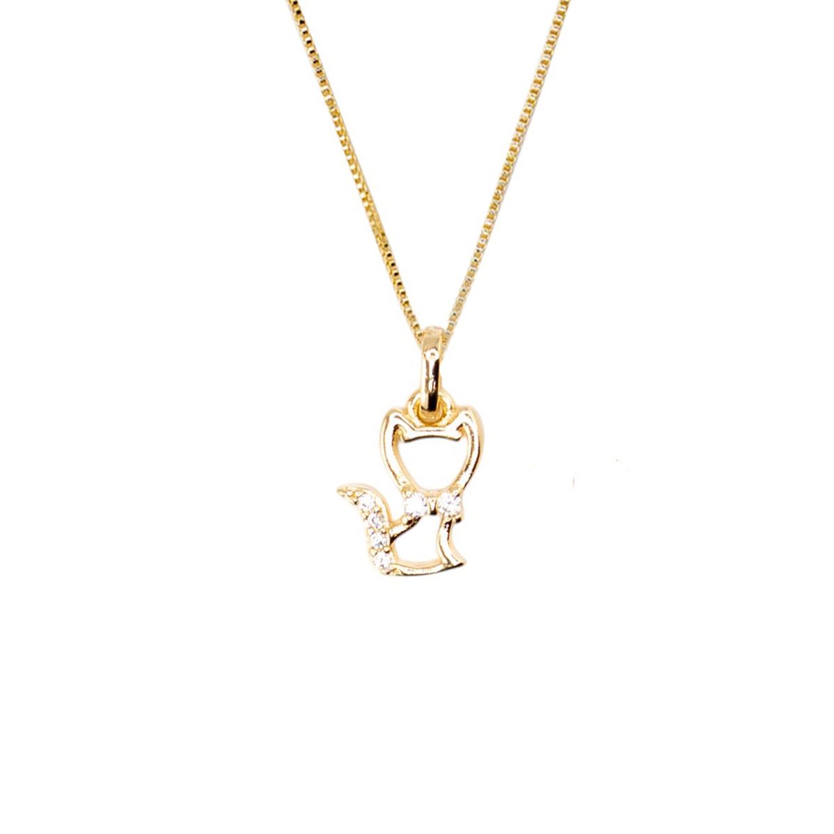 JOYAS MONTERO - Collar Milu Gold Baño de Oro 24k Microcircon