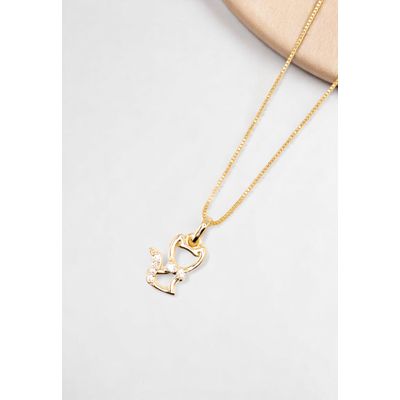 Imagen 2 del producto Collar Milu Gold Baño de Oro 24k Microcircon