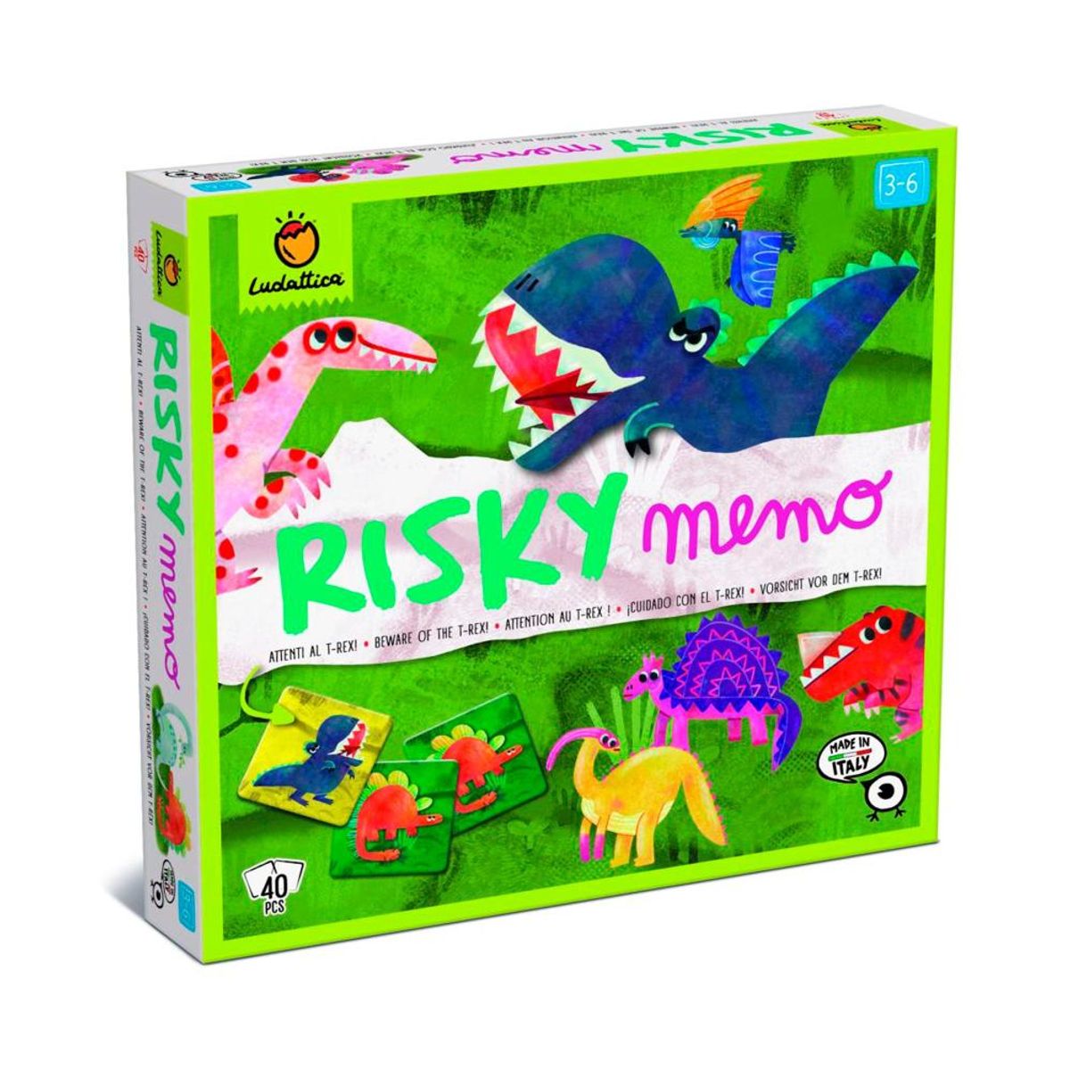 LUDATTICA - Risky Memorice Dinosaurio Ludattica