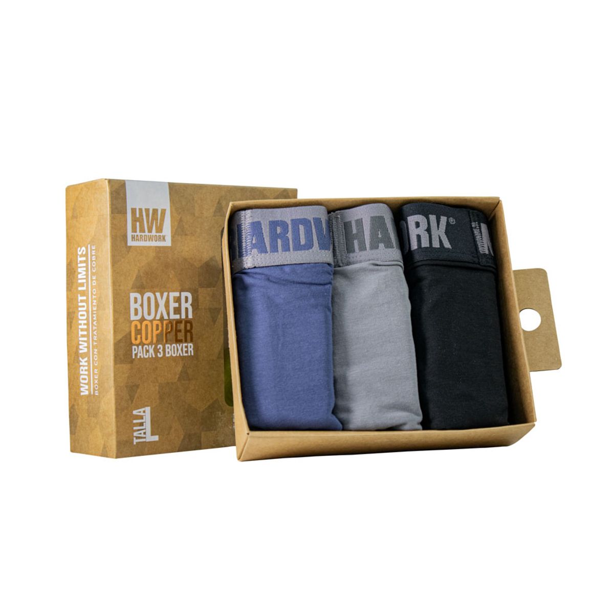 HARDWORK - Tripack Boxer HW E-Copper