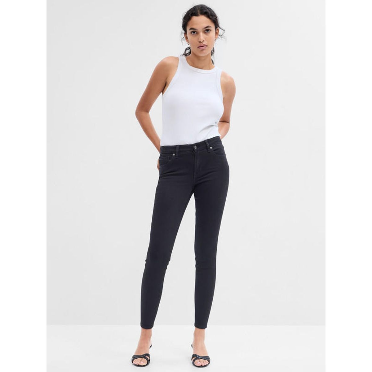 GAP - Jeans Legging True Black V2 2 Negro GAP