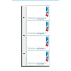 GENERICO - Funda Chies para Tarjetero Ejecutivo - Transparente