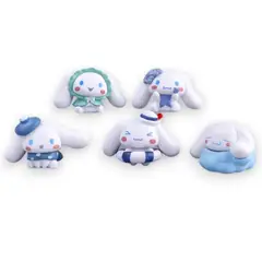GENERICO - Set 5 Figuras Cinnamoroll Hello Kitty